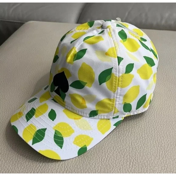 ♠️♠️♠️ Kate Spade  Lemon Toss Baseball Cap♠️♠️♠️ - Picture 2 of 6